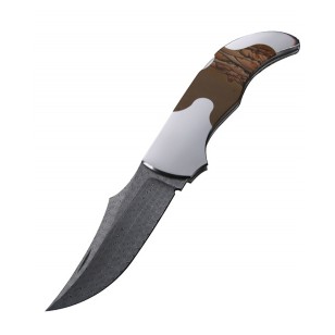 Stainless steel folding knife